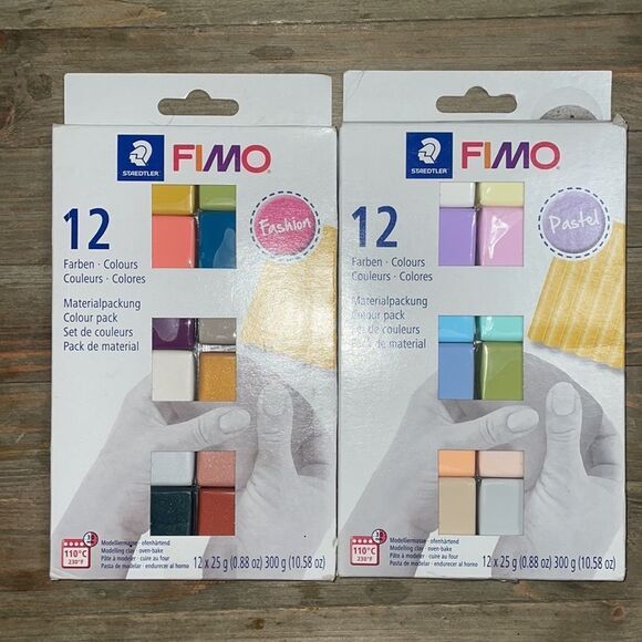 2 Packs of FIMO Modelling Soft Clay - Pastels & Fashion Palettes - Picture 3 of 8